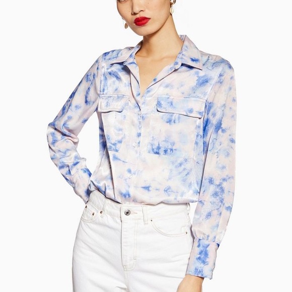 Topshop Tie Dye Shirt - Picture 2 of 5